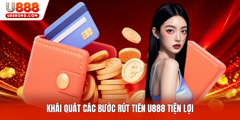 Khái quát các bước rút tiền U888 tiện lợi